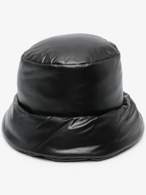 Versace logo-patch padded bucket hat