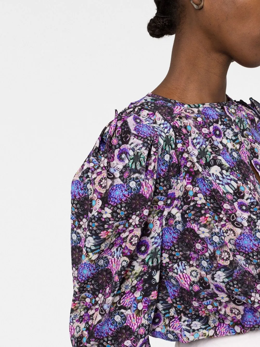  Isabel Marant Klassische Bluse   Violett 