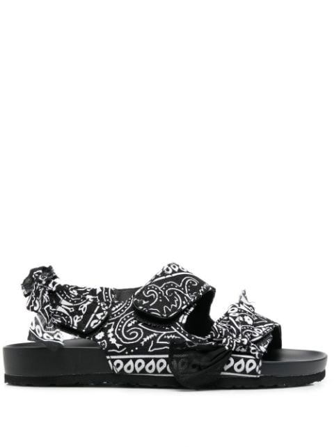 Arizona Love bandana-detail open-toe sandals