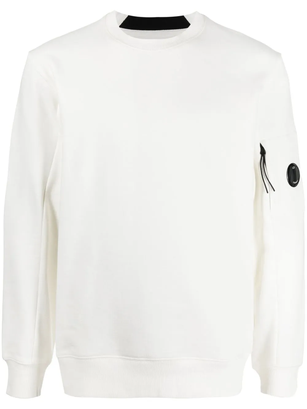 

C.P. Company sudadera con parche del logo - Blanco