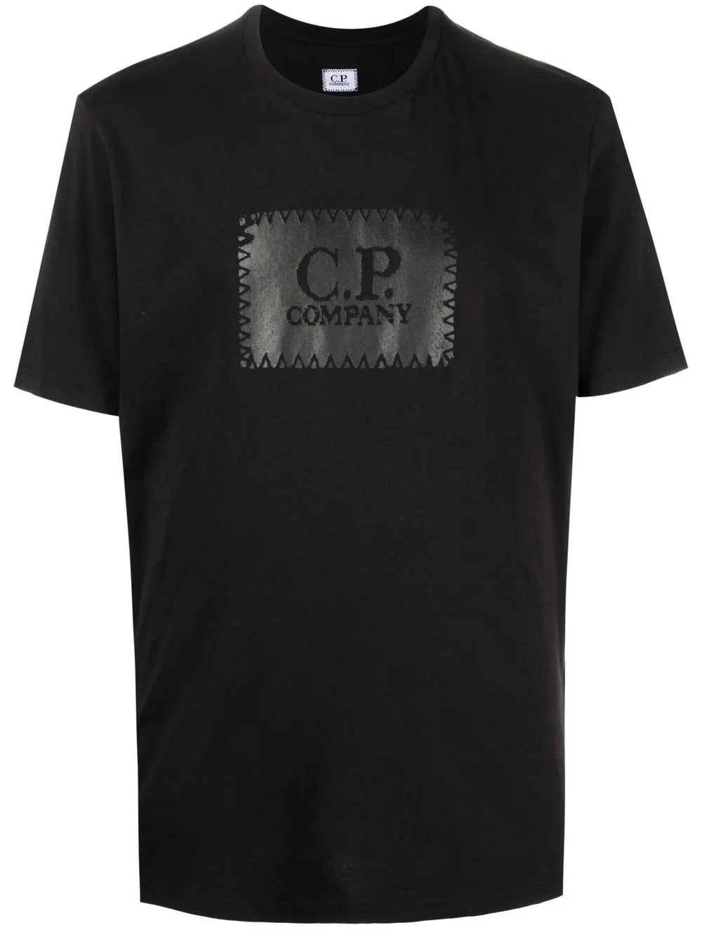 

C.P. Company playera manga corta con logo estampado - Negro