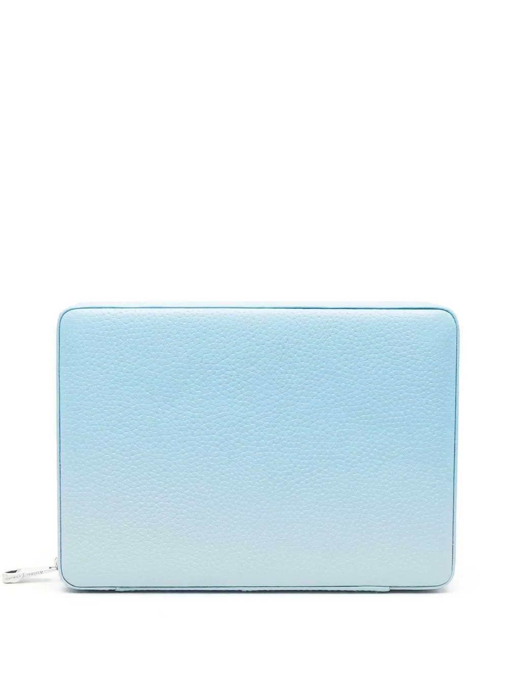 

Aspinal Of London pebbled-texture jewellery case - Blue