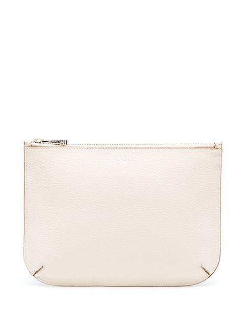 Aspinal Of London Ella leather clutch bag 