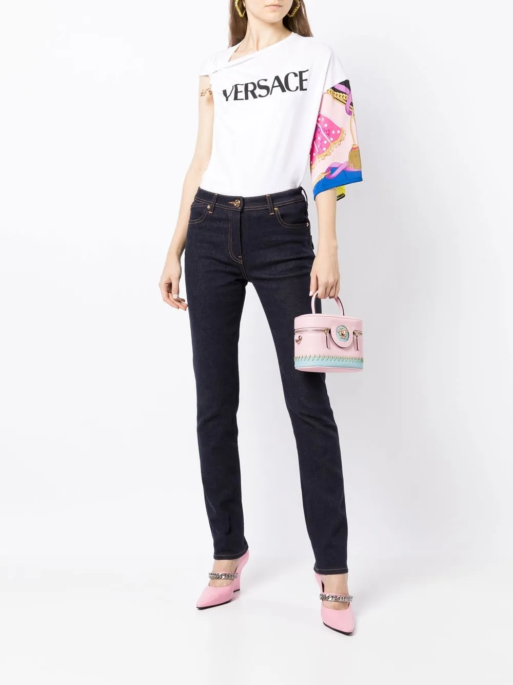 Versace Slim-fit jeans - Blauw
