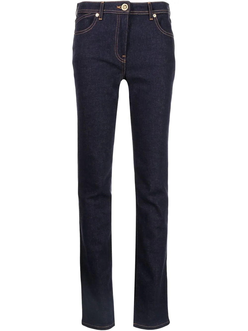 

Versace I Ventagli slim bootcut jeans - Blue