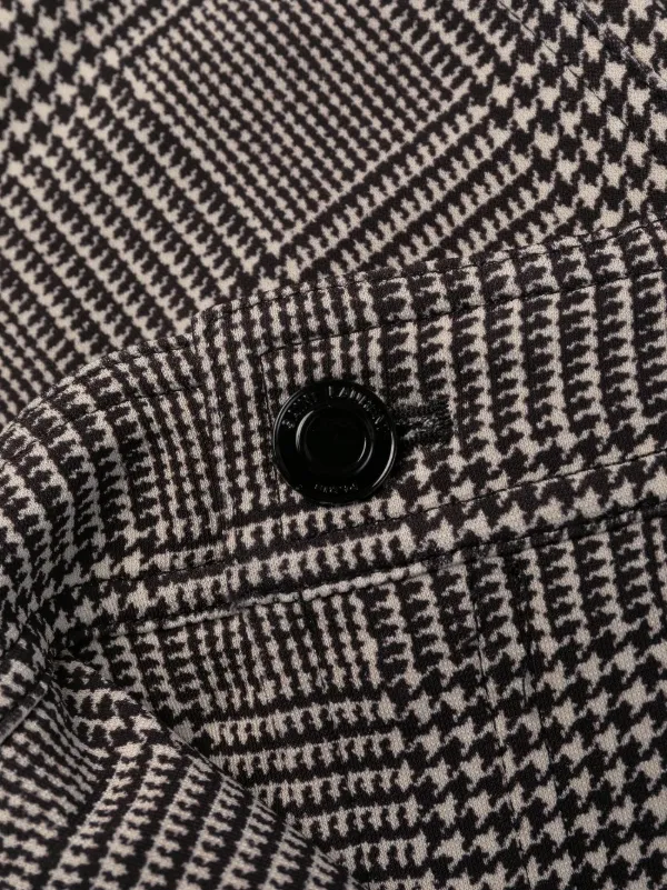 Saint Laurent check-patterned Skinny Trousers | Black