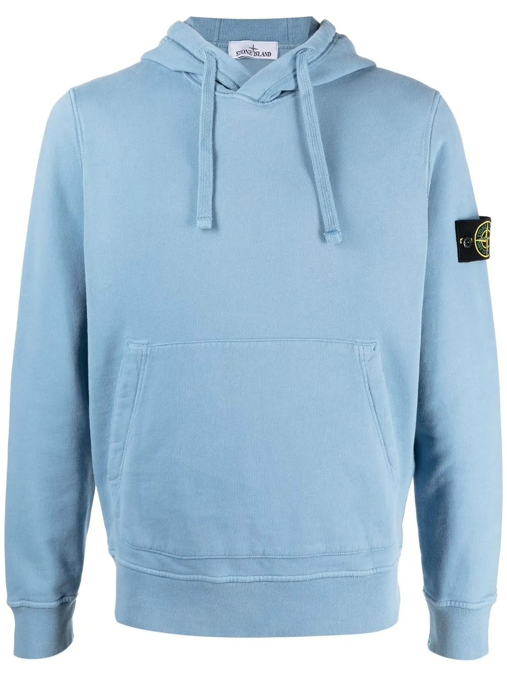 

Stone Island hoodie con parche de brújula - Azul