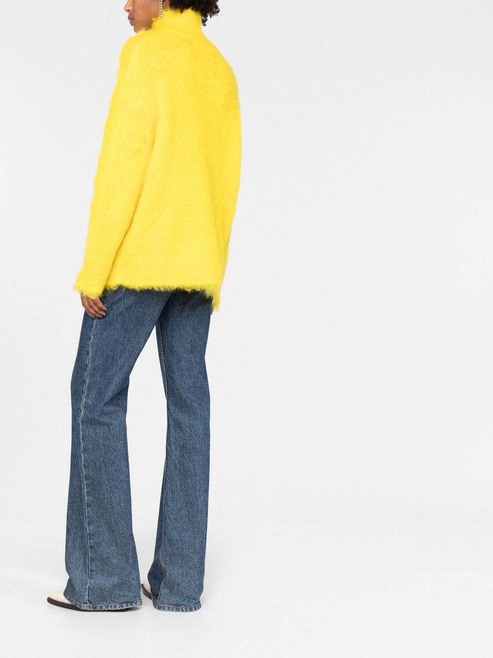 ETRO logo-embroidered roll neck jumper Women