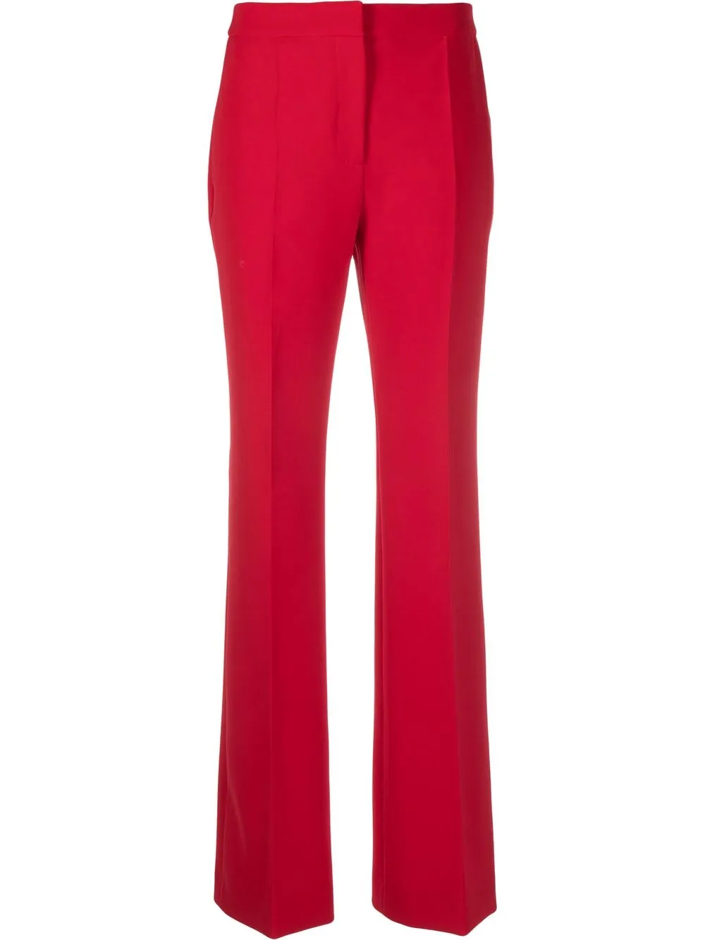 

Moschino high-waist straight-leg trousers - Red