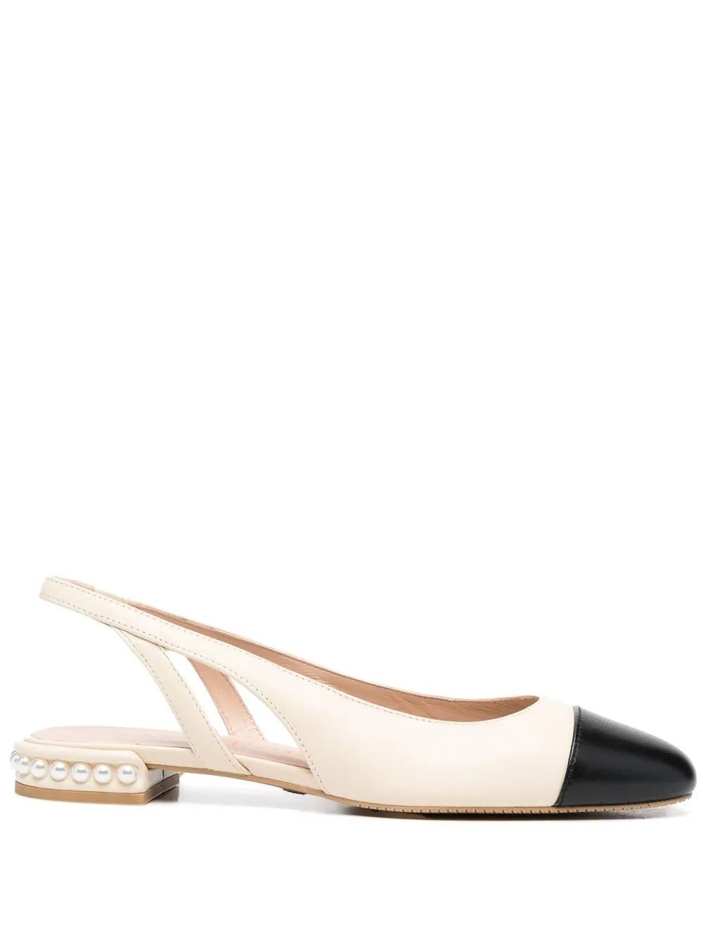 

Stuart Weitzman zapatillas con detalle de perlas - Neutro
