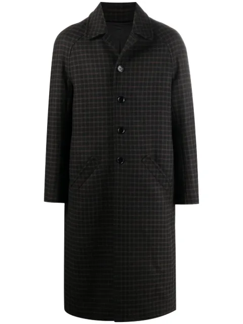 Courrèges Vichy oversize wool coat