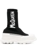 Alexander McQueen Tread sock boots - Black