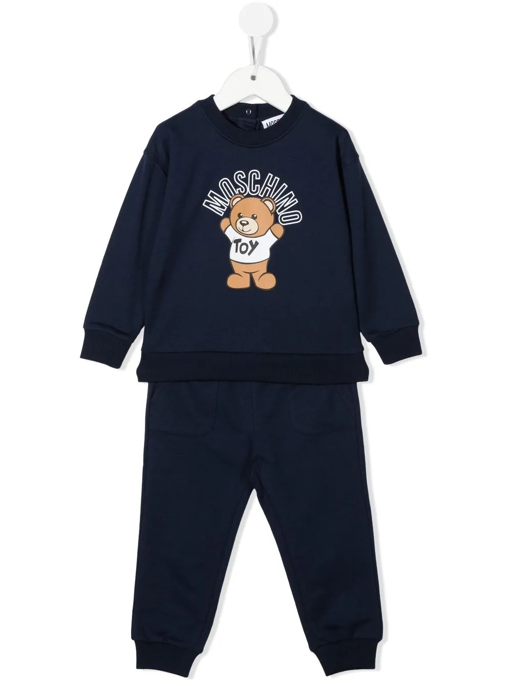 

Moschino Kids traje de baño con motivo Teddy Bear - Azul