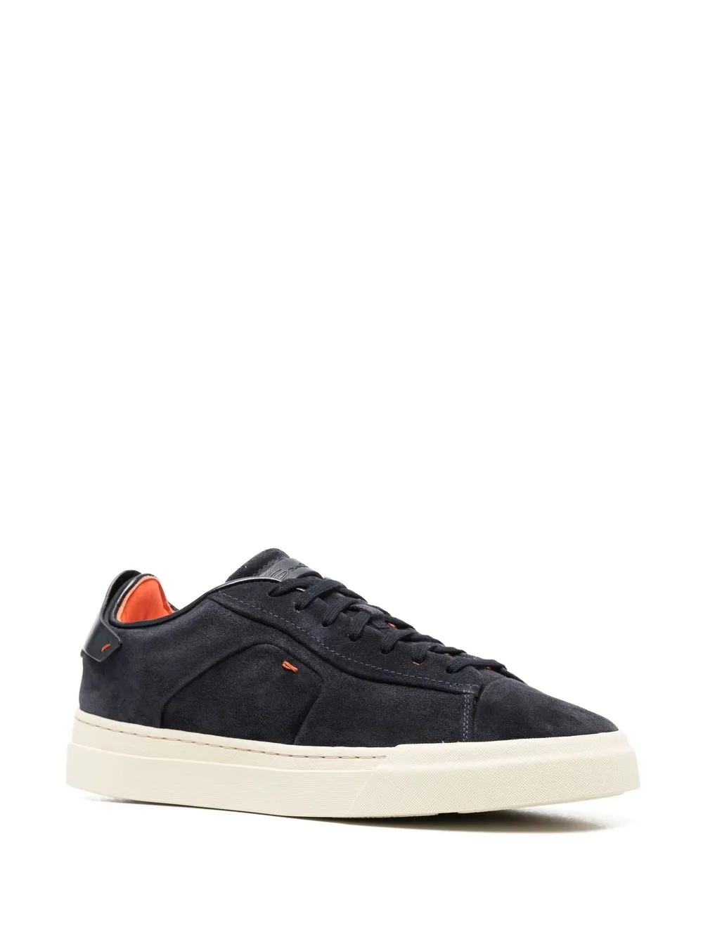 Santoni Sneakers met logopatch - Blauw