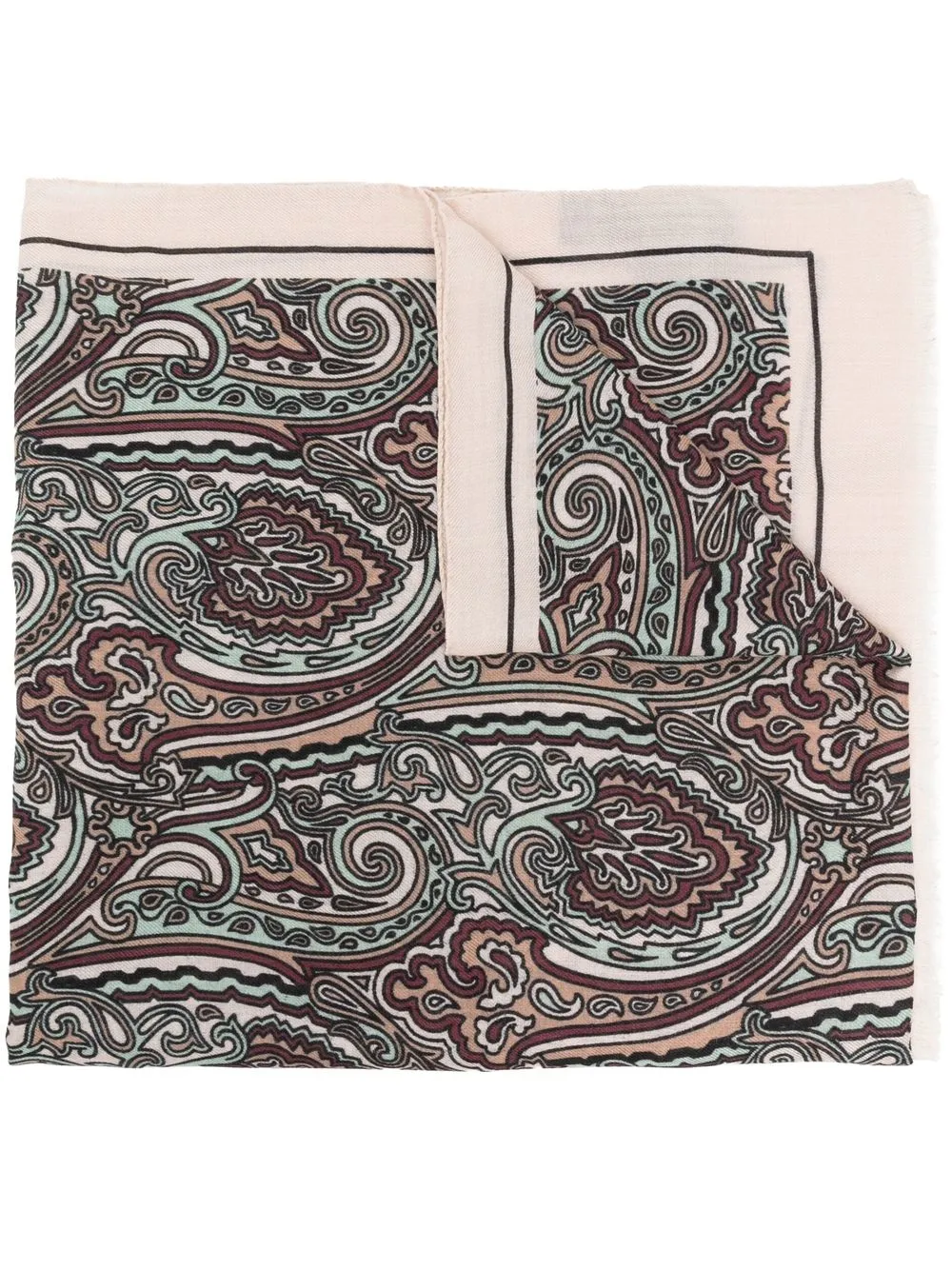 

ETRO paisley-print wool-silk scarf - Neutrals