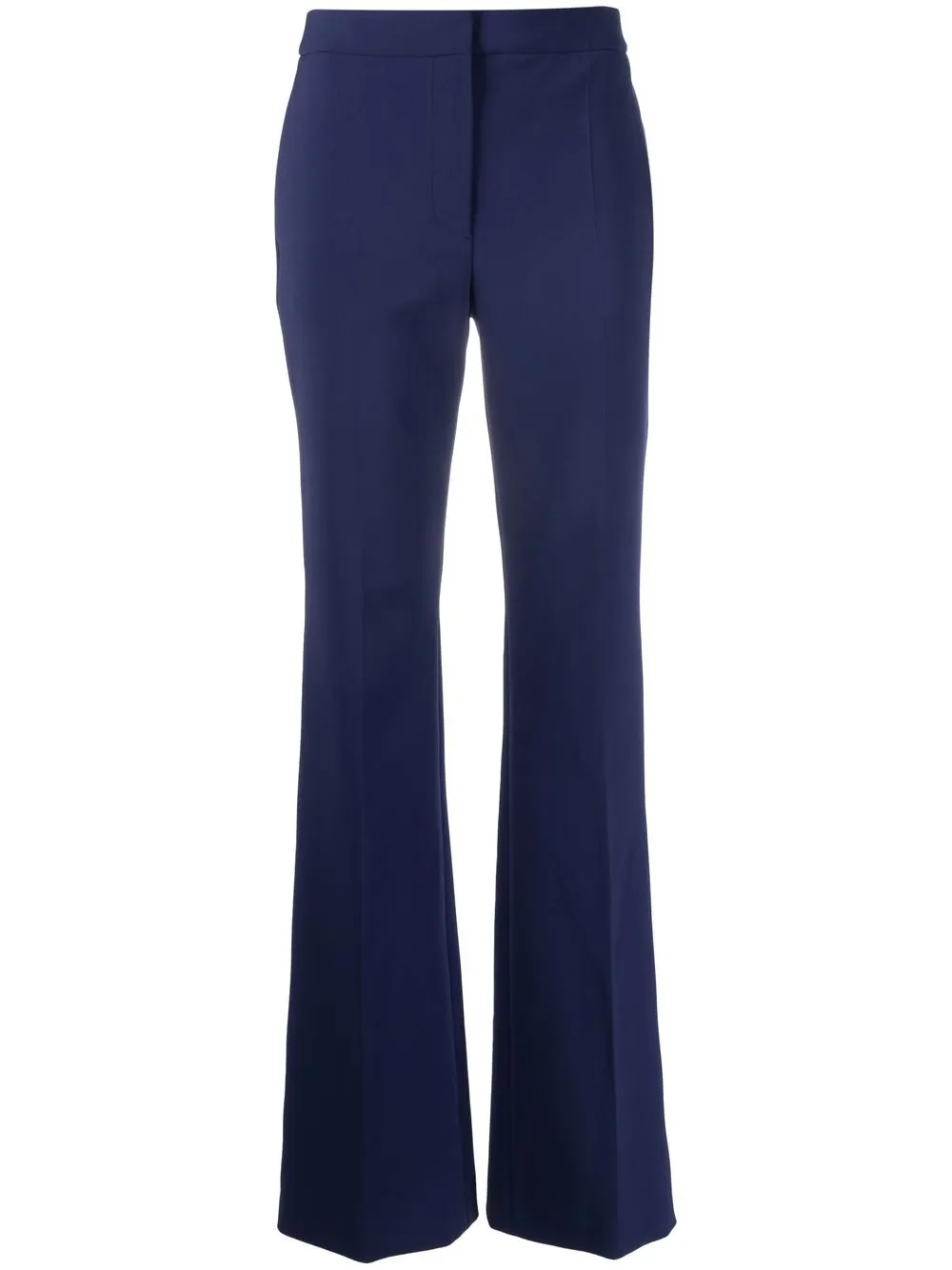 

Moschino high-rise flared trousers - Blue