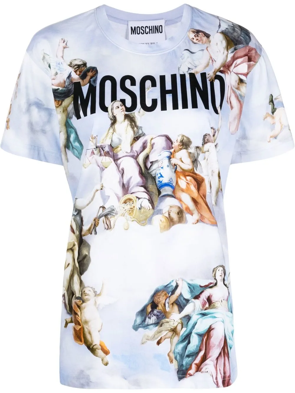 

Moschino graphic-print T-shirt - Blue