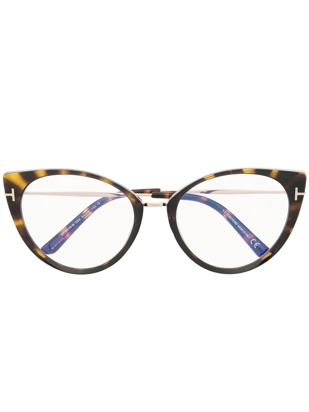 

TOM FORD Eyewear cat-eye frame glasses - Brown