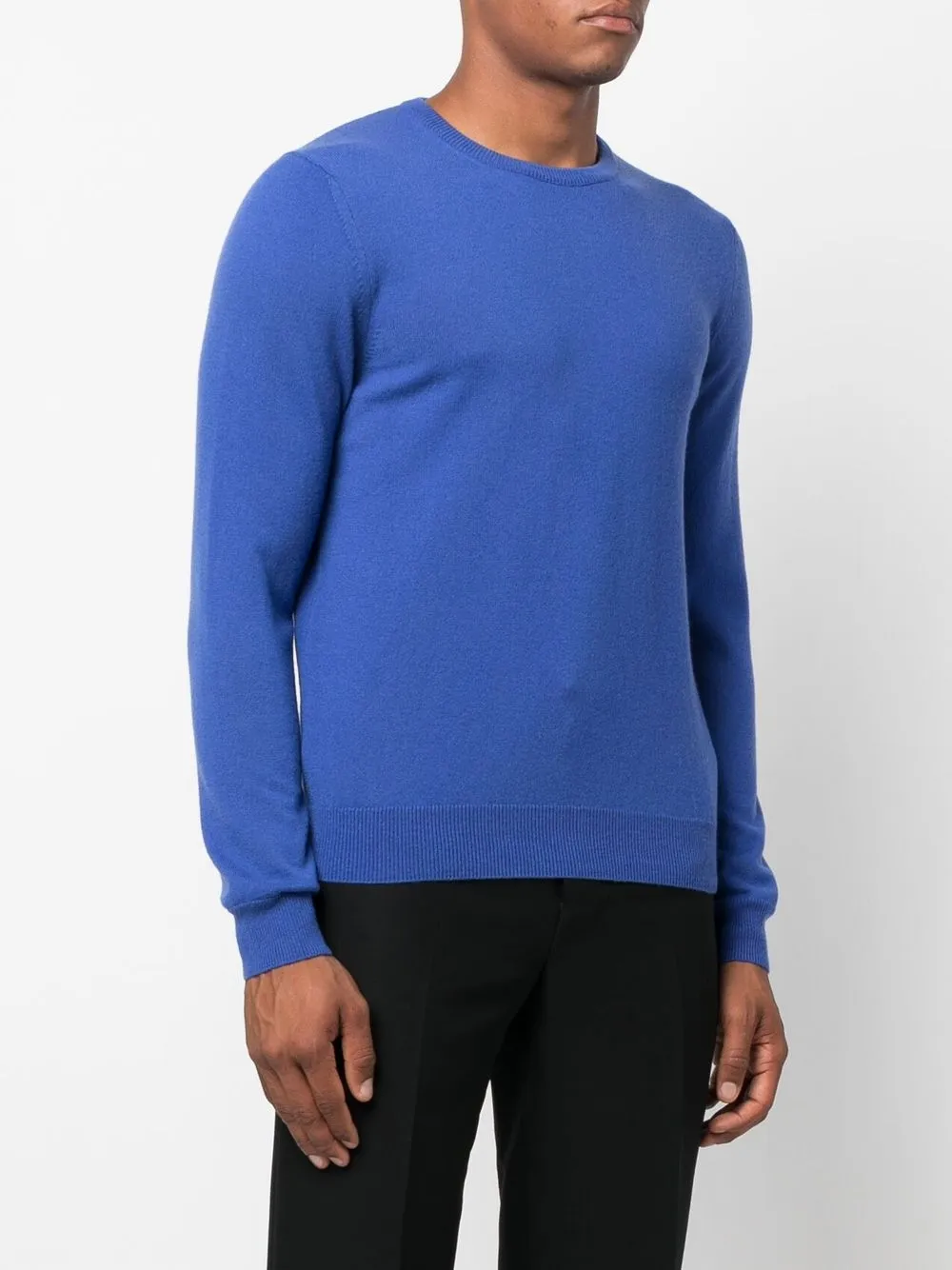  Malo Shaved Kaschmirpullover   Blau 