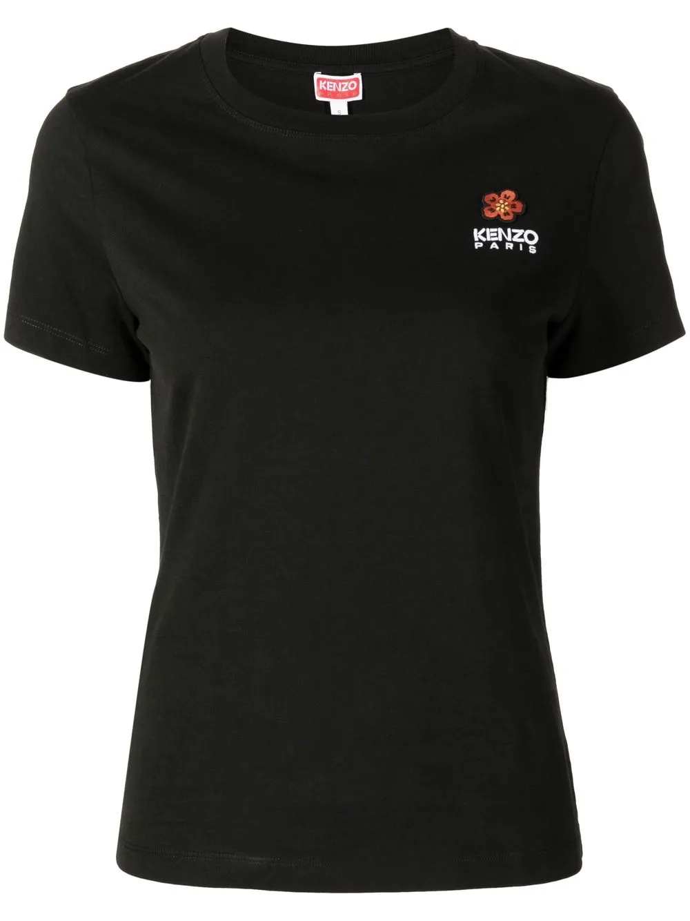 logo-embroidered cotton T-shirt