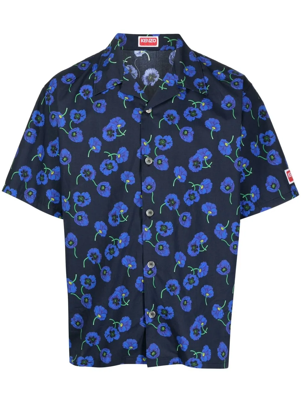 

Kenzo camisa con estampado KENZO Poppy - Azul