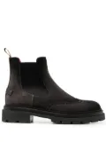 Santoni side elasticated-panel ankle boots - Grey