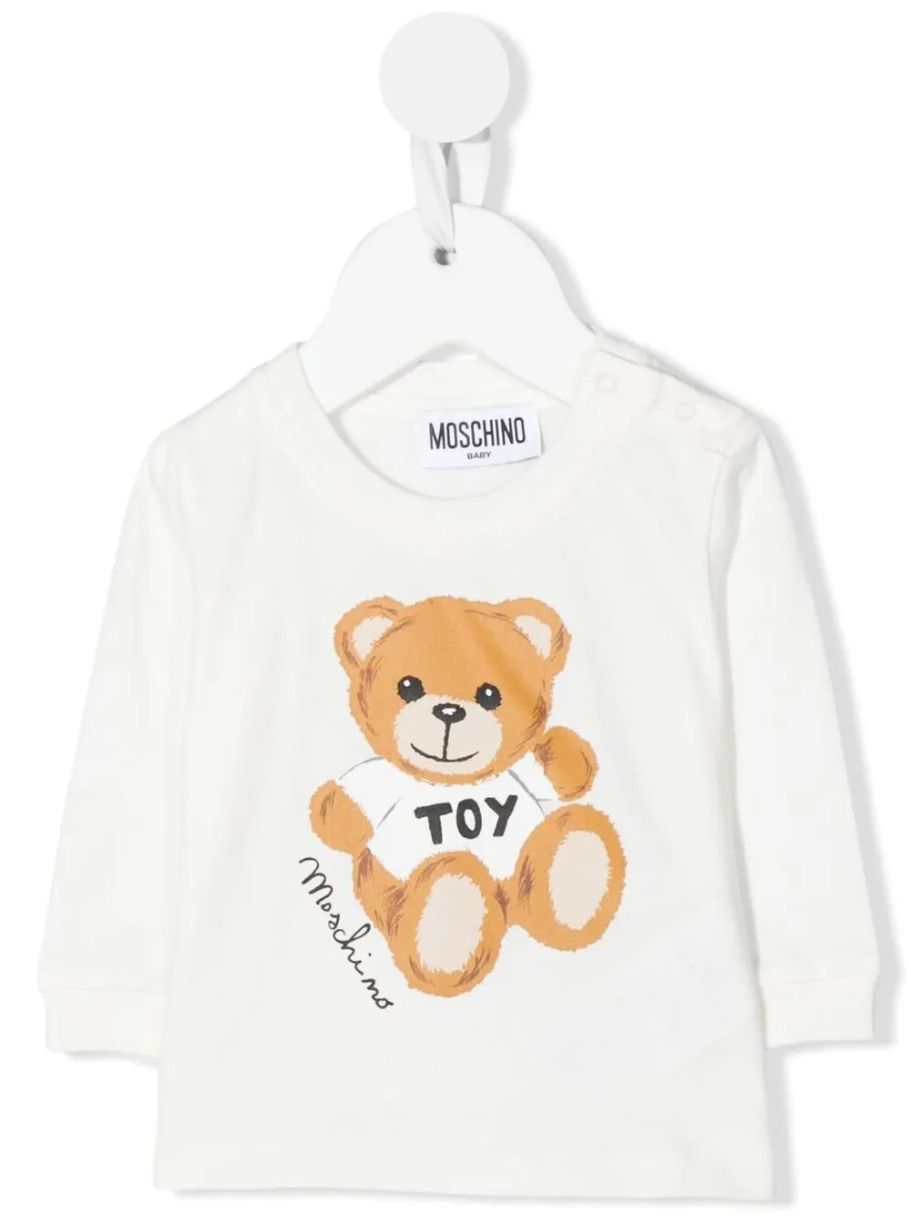 

Moschino Kids playera con motivo Teddy Bear - Blanco