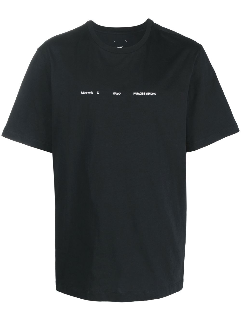 

OAMC playera con estampado gráfico - Negro