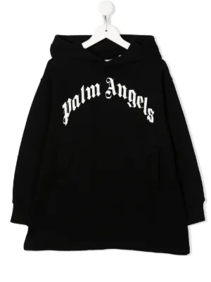 logo print hoodie dress