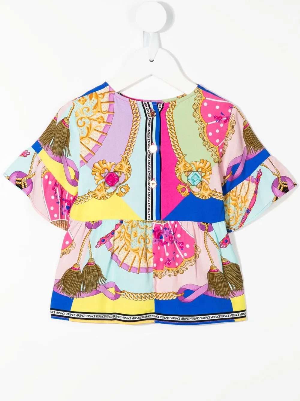 versacekids Versace Kids T-shirt met print - Veelkleurig
