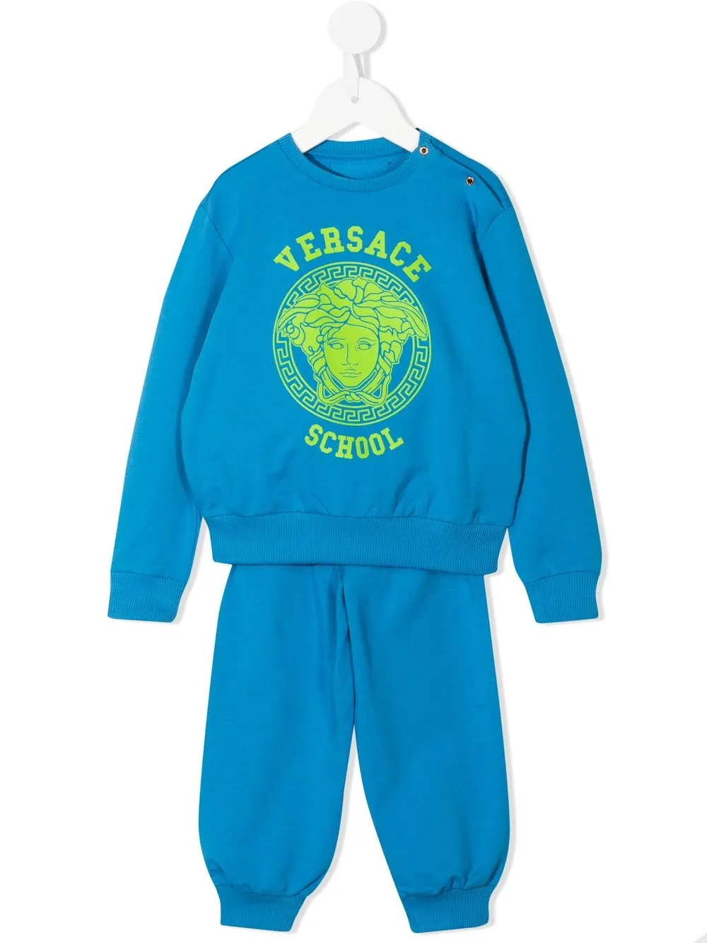 

Versace Kids Medusa print tracksuit set - Blue