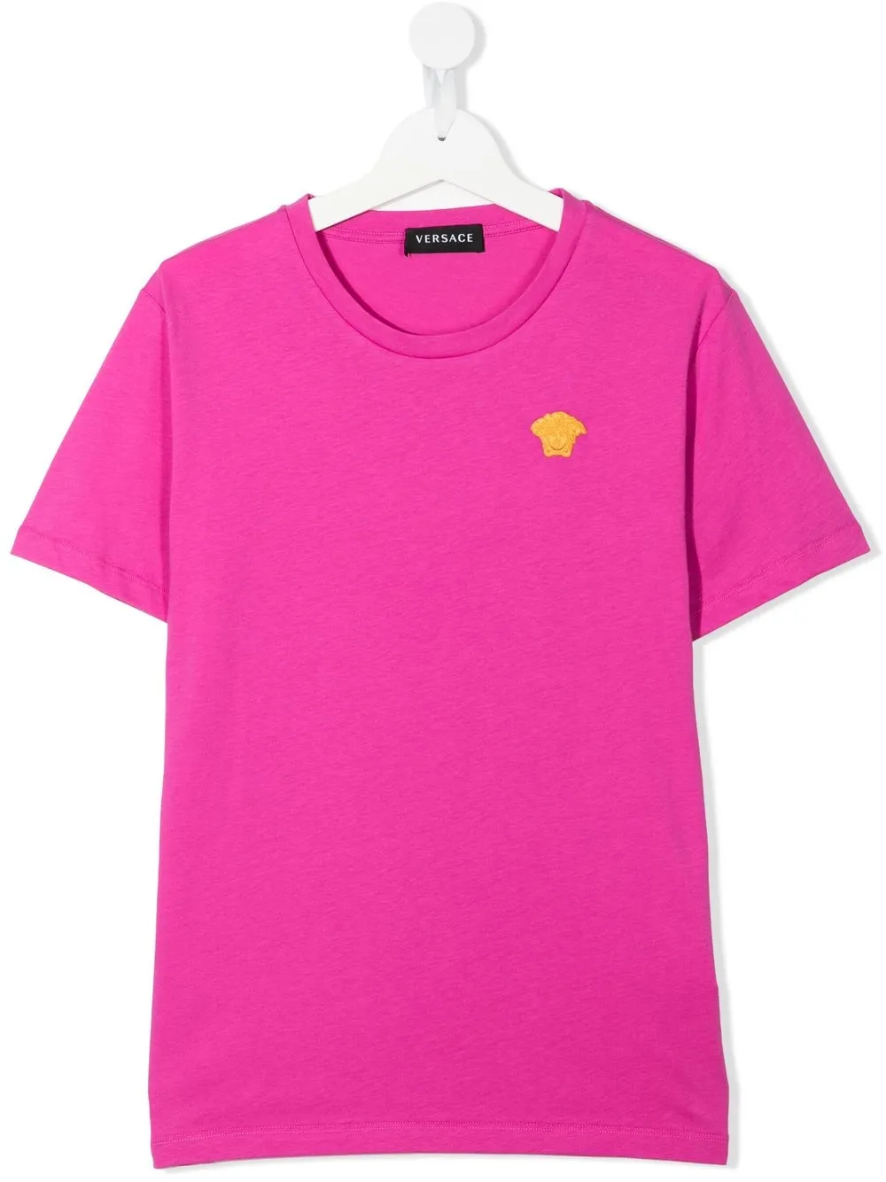 

Versace Kids playera con bordado Medusa - Rosado