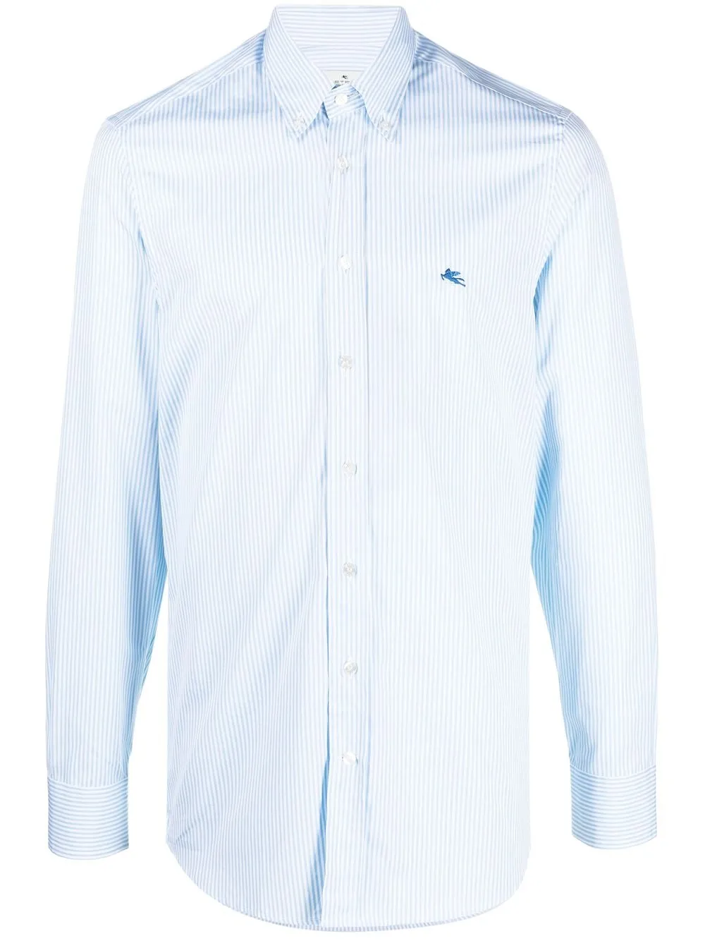 

ETRO striped long-sleeve shirt - Blue