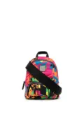 MCM logo-plaque backpack-shaped shoulder bag - Pink