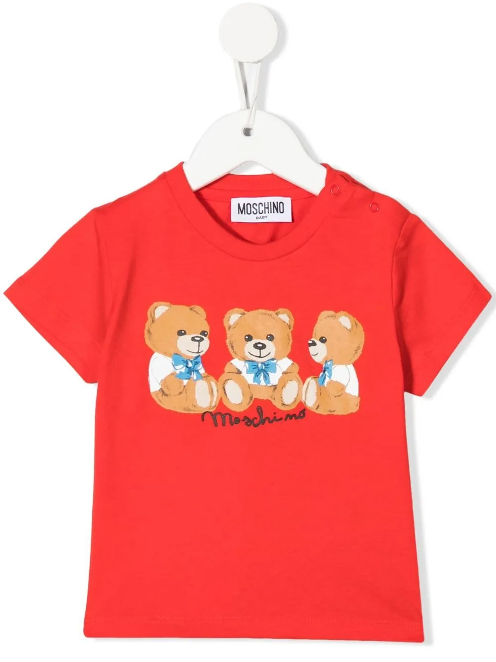 

Moschino Kids playera con motivo Tedy Bear - Rojo