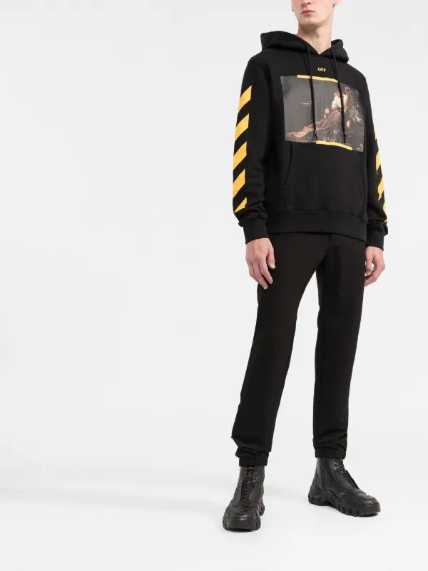 Off-White オフホワイト Caravaggio パーカー | ブラック Off-White オフホワイト Caravaggio パーカー | ブラック