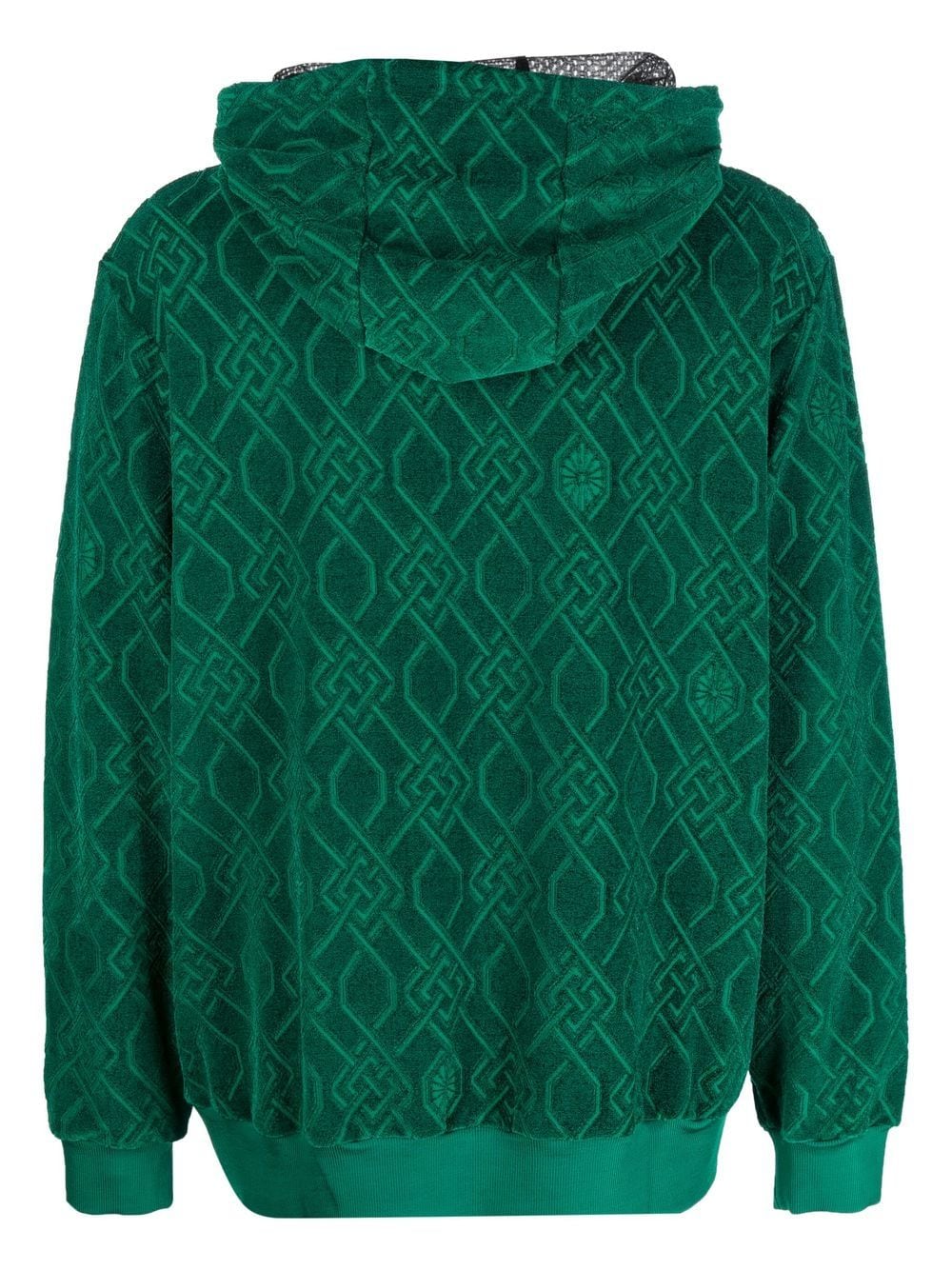 Koché Hoodie met geometrisch patroon - Groen