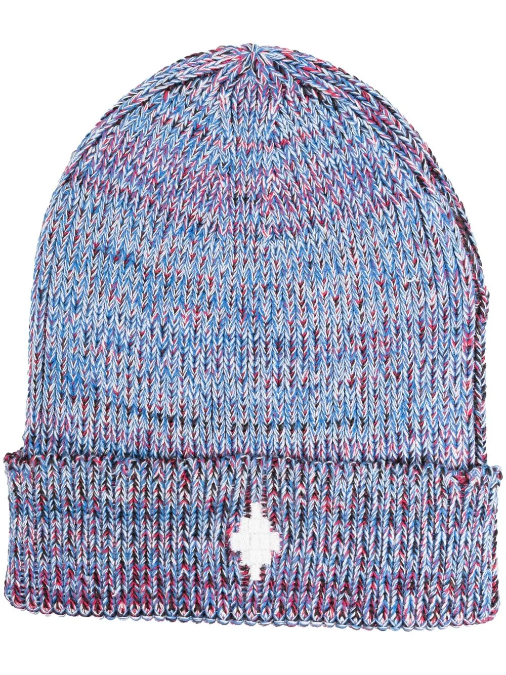 

Marcelo Burlon County of Milan gorro de tejido grueso con parche del logo - Morado