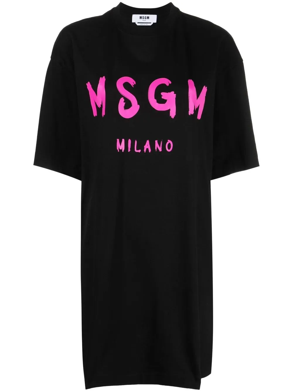 

MSGM playera con logo estampado - Negro