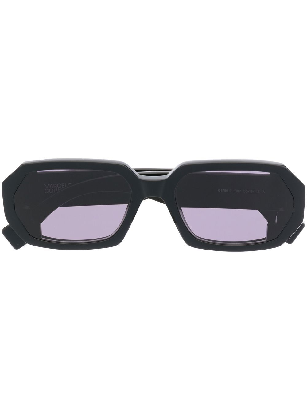 

Marcelo Burlon County of Milan Ombu' geometric frame sunglasses - Black