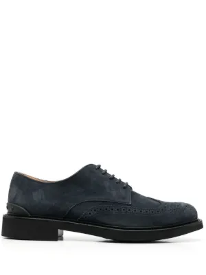 black suede brogues