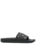 Philipp Plein skull-detail slides - Black