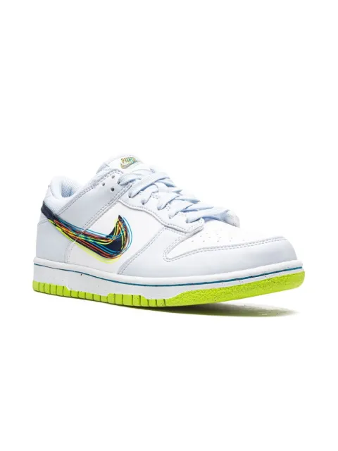 Nike Kids Dunk Low "3D Swoosh" sneakers