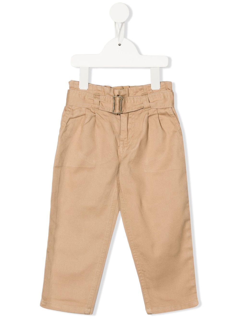 

Ralph Lauren Kids pantalones con cintura paperbag - Neutro