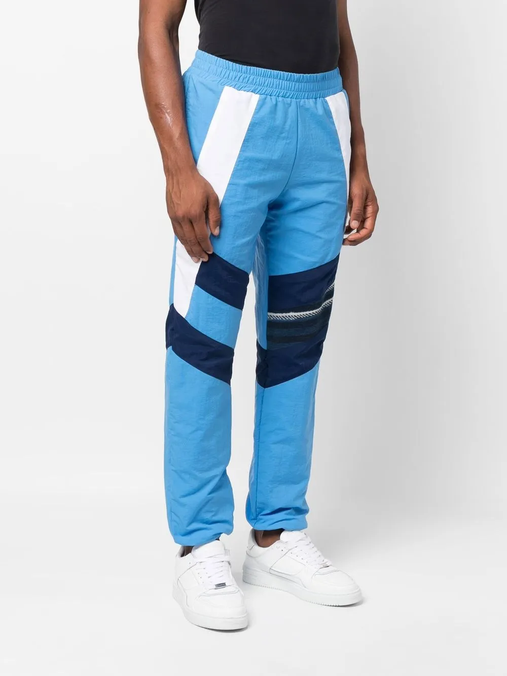  United Rivers Jogginghose In Colour Block Optik   Blau 