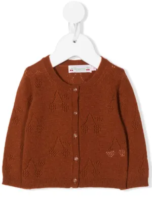 Dark orange outlet cardigan