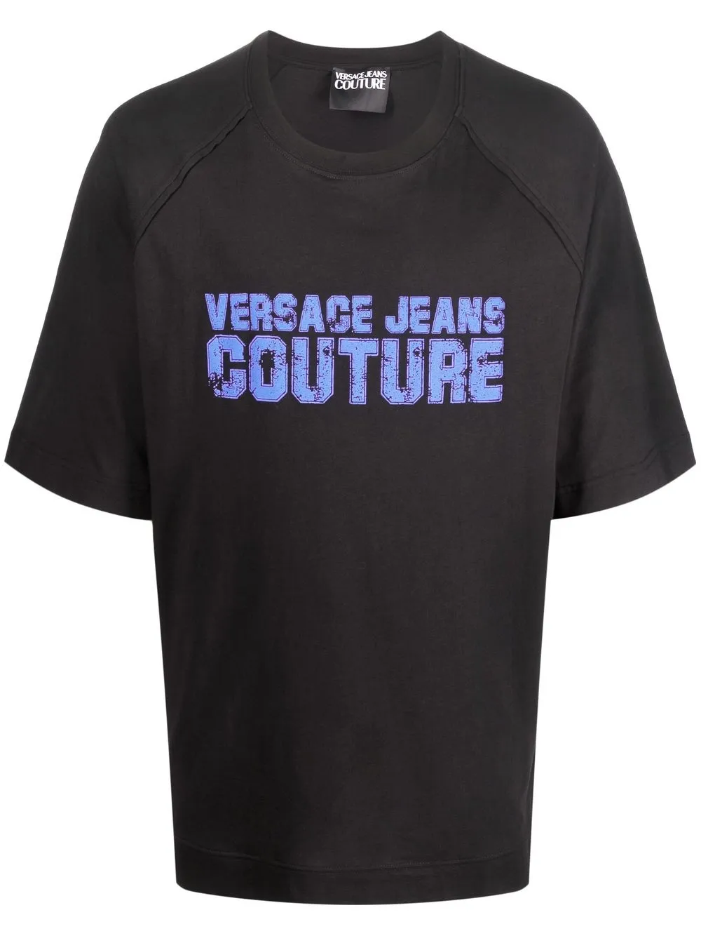 

Versace Jeans Couture playera con logo estampado - Negro