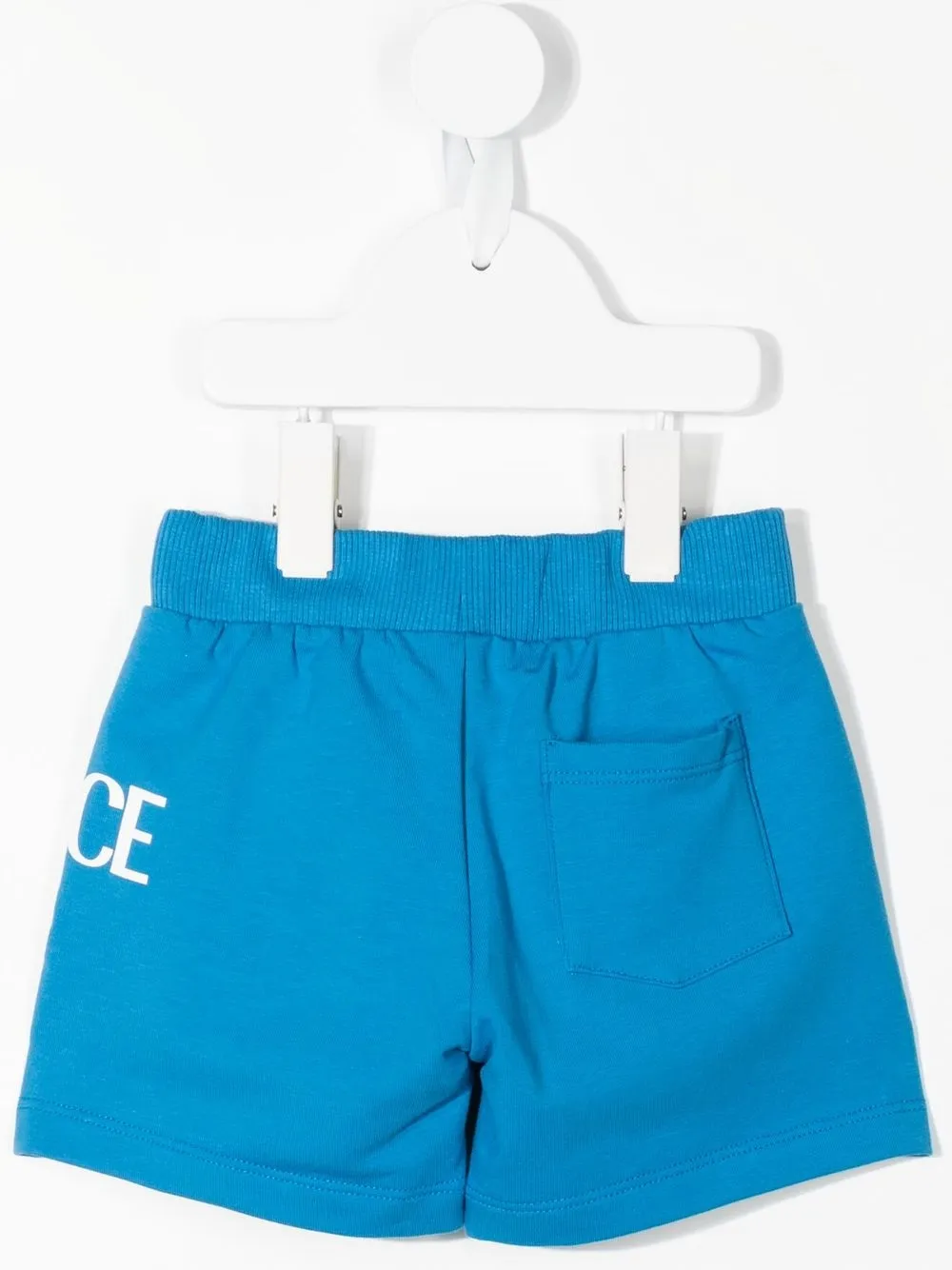Versace Kids Shorts met logoprint - Blauw