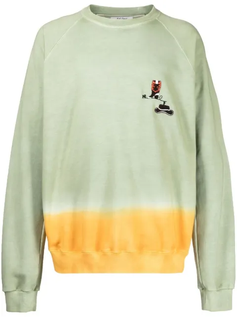 Nick Fouquet sudadera bordada con diseño de dos tonos