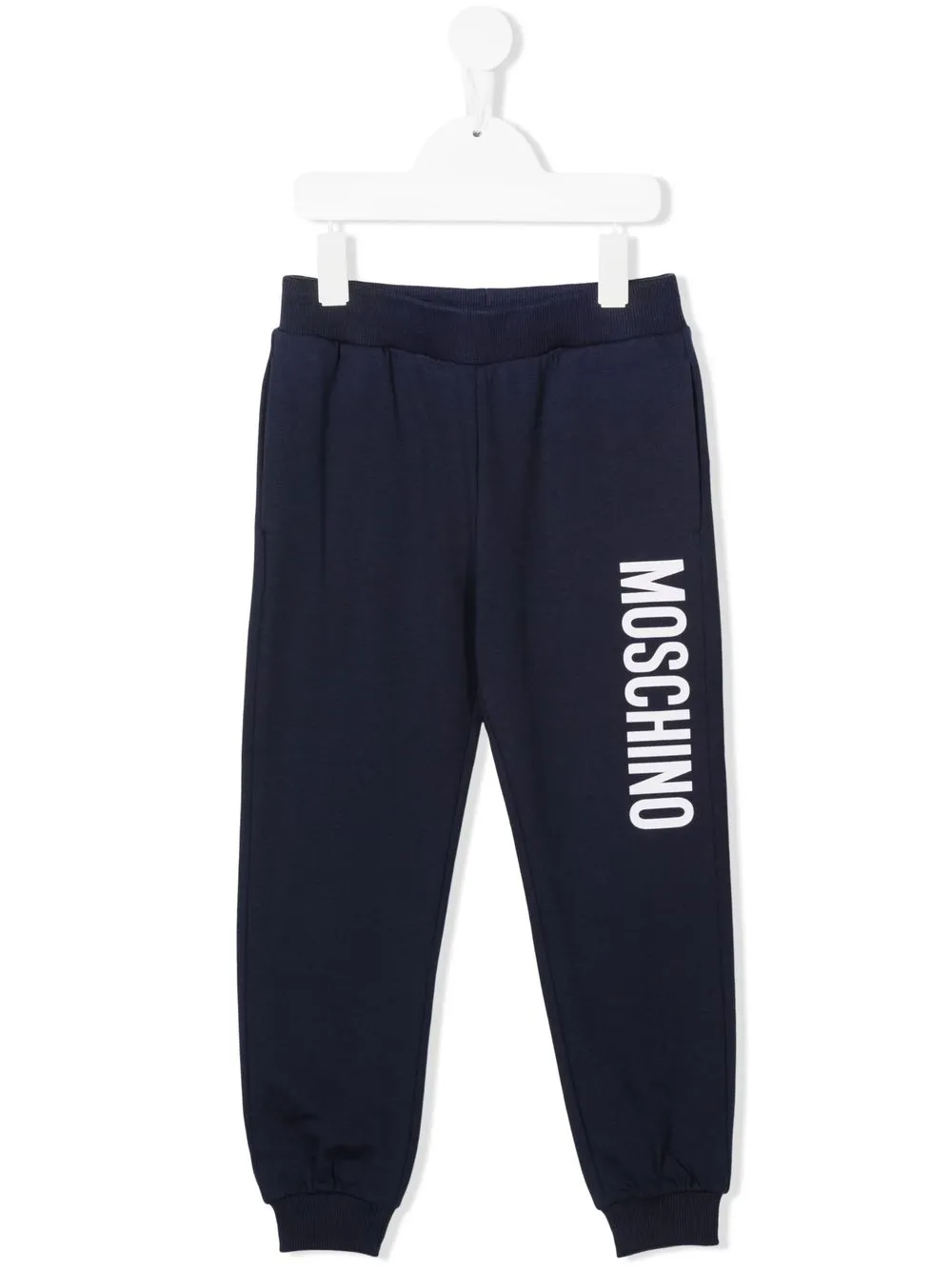 

Moschino Kids pants con logo estampado - Azul